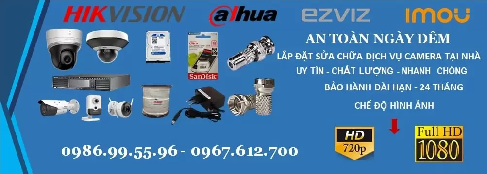 Lắp đặt camera giá rẻ tại Hương Viên quận Hai Bà Trưng