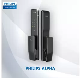 Khóa cửa vân tay Philips Alpha - Được Phân Phối Tại An Toàn Ngày Đêm