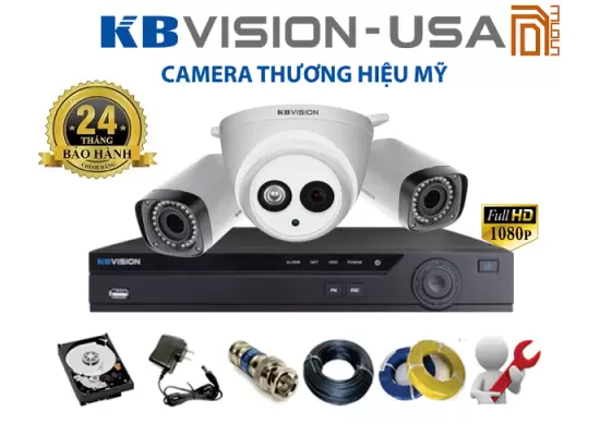 Trọn Bộ Camera KBvision 2MP
