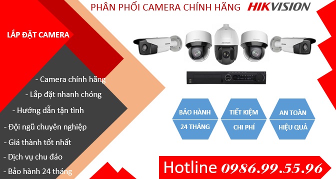 Lắp đặt camera hikvision rẻ nhất tại Lê Trọng Tấn - Hà Đông