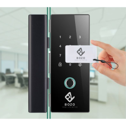 Khóa cửa kính vân tay BOZO SN319 Plus