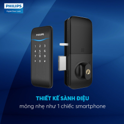 Khóa cửa vân tay Philips 5100-5HBKS - Được Phân Phối Tại An Toàn Ngày Đêm