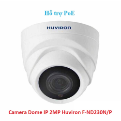 Bán CAMERA DOME IP 2MP HUVIRON F-ND230N/P giá rẻ