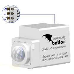 Công tắc cảm biến hồng ngoại BATTO BTX-3C-PIRV1 (hạt tròn-3 dây)