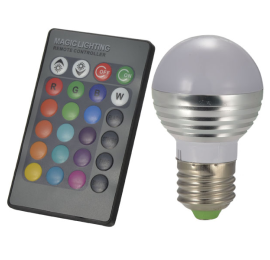 Bóng đèn LED đổi màu có điều khiển từ xa RGBLED-3