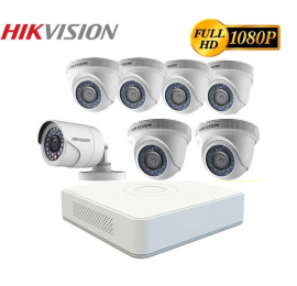 Bộ 7 Camera 2.0Mp Hikvision (Trong Nhà Hoặc Ngoài Trời)