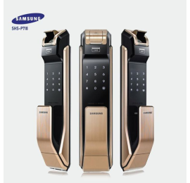 lắp đặt Khoá cửa điện tử SAMSUNG SHS-P718LBG/EN tại hà nội