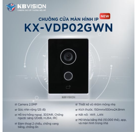 Nơi bán CAMERA CHUÔNG CỬA IP KHÔNG DÂY KBVISION KX-VDP02GWN giá rẻ