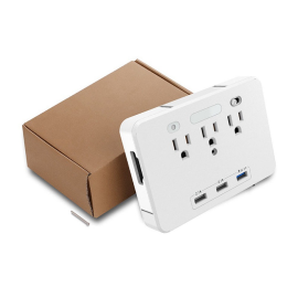 Ổ cắm kiêm dock sạc hỗ trợ sạc nhanh 3.0 ZN-QCA8