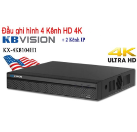 Đầu ghi 4 kênh 5in1 4K KBVISION KX-4K8104H1
