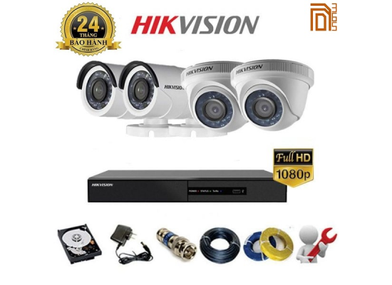 Trọn bộ camera Hikvision Full HD